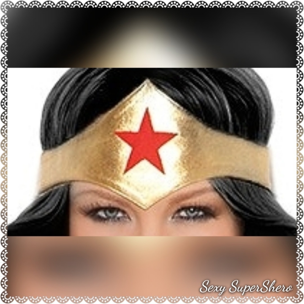 🎃SALE!🌟Wonder Woman Sexy SuperShero 5pc Costume set! - Picture 5 of 8